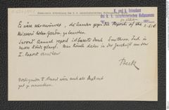 k.k. naturhistorisches Hofmuseum, Intendanzakten 1885-1896 (Hauer), Aktenzahl Z.626/1891, Seite 1